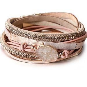 SOLD Multilayer Genuine Leather Bracelets for Women. 🌸✨✨✨